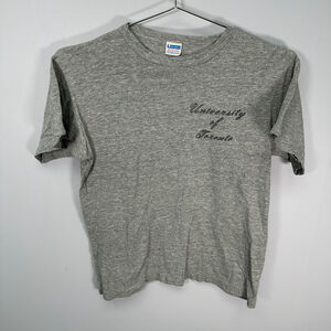 Vintage Champion Gray University Toronto Baby Tee Medium‎